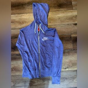 NIKE zip up (purple) thin and light weight